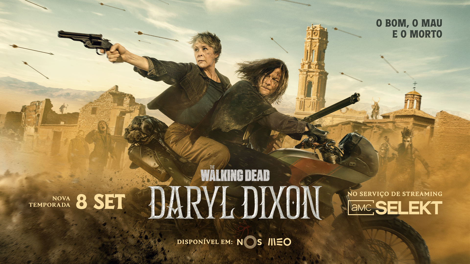 Terceira temporada de ‘The Walking Dead: Daryl Dixon’ estreia em Portugal a 8 de setembro em exclusivo no AMC SELEKT