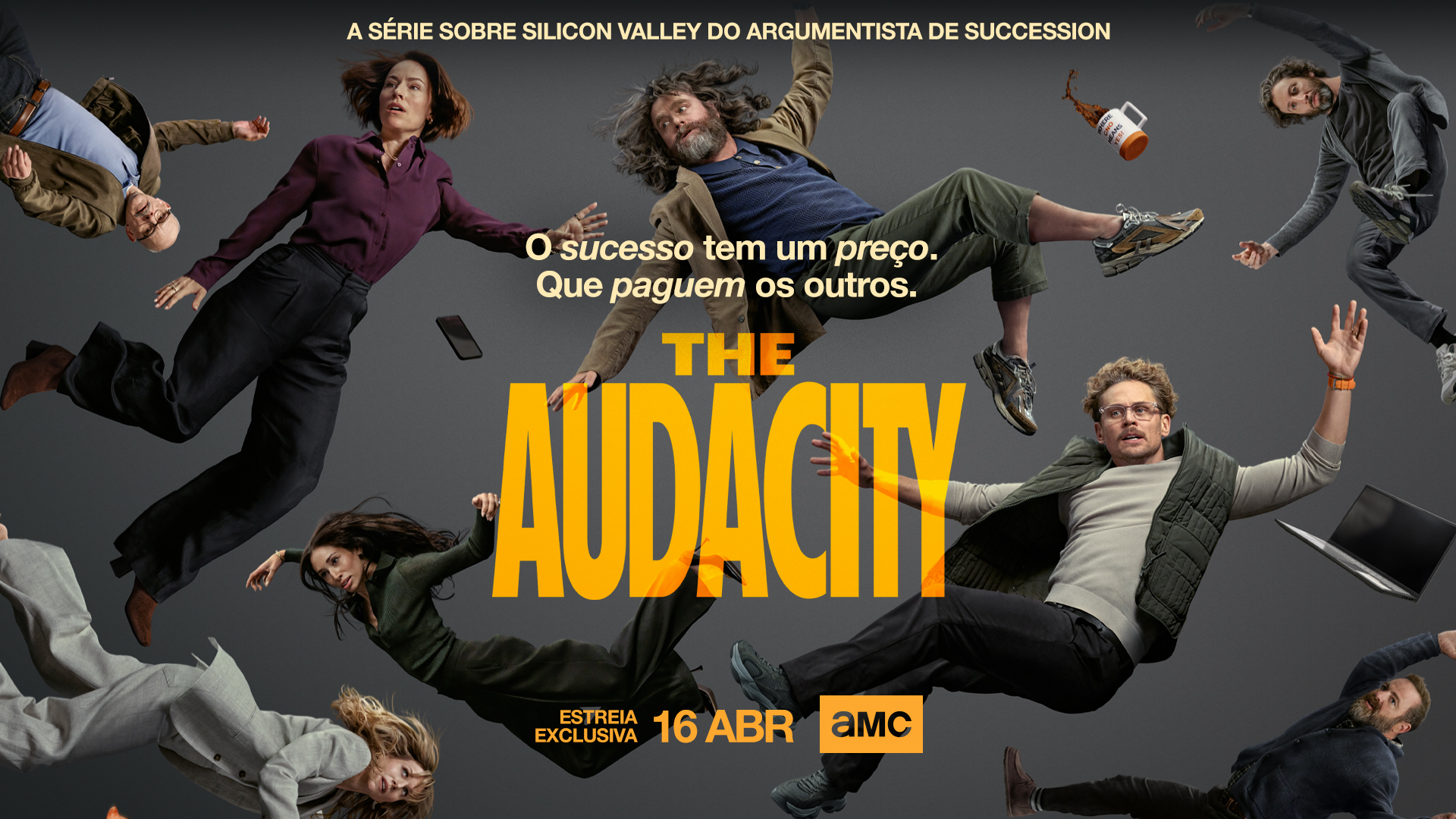 Grandes tecnológicas e grandes egos encontram-se no explosivo trailer de ‘The Audacity’, do vencedor do Emmy® Jonathan Glatzer